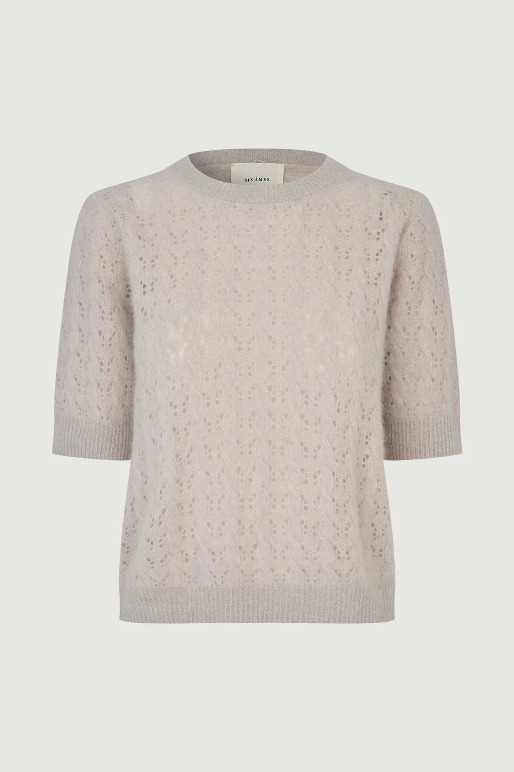 ROCCA DECO SWEATER - Silver White Melange
