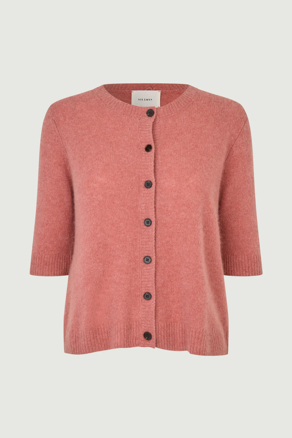 ODA CARDIGAN - Rosewood Pink Melange