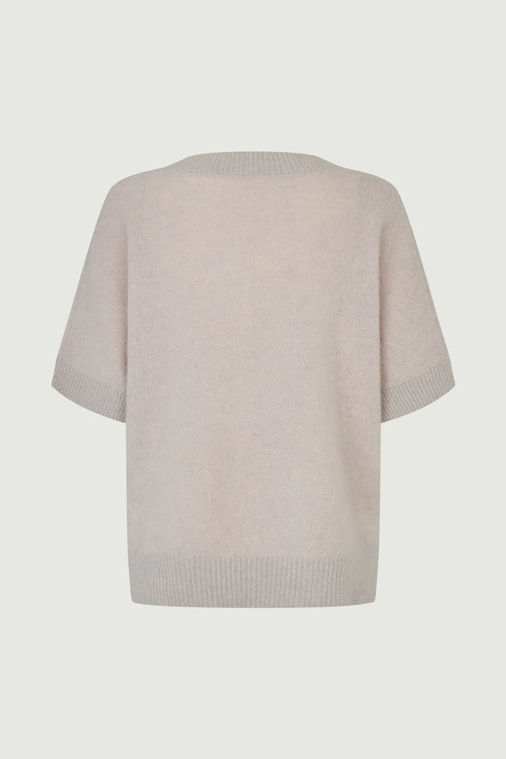 DANA SWEATER - Silver White Melange