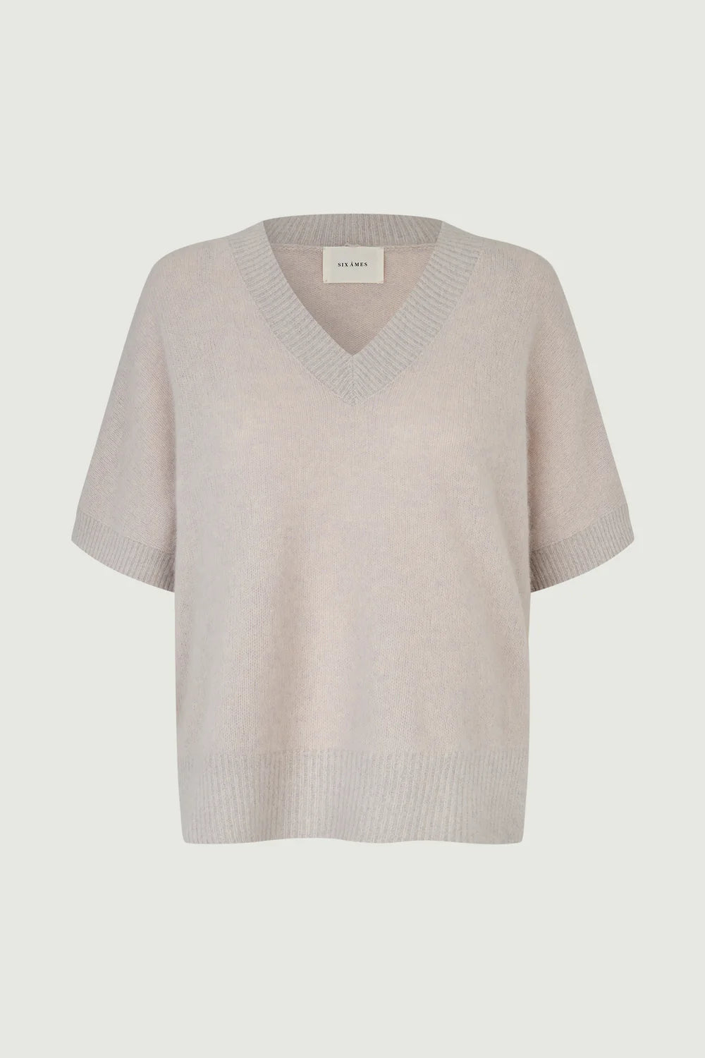 DANA SWEATER - Silver White Melange