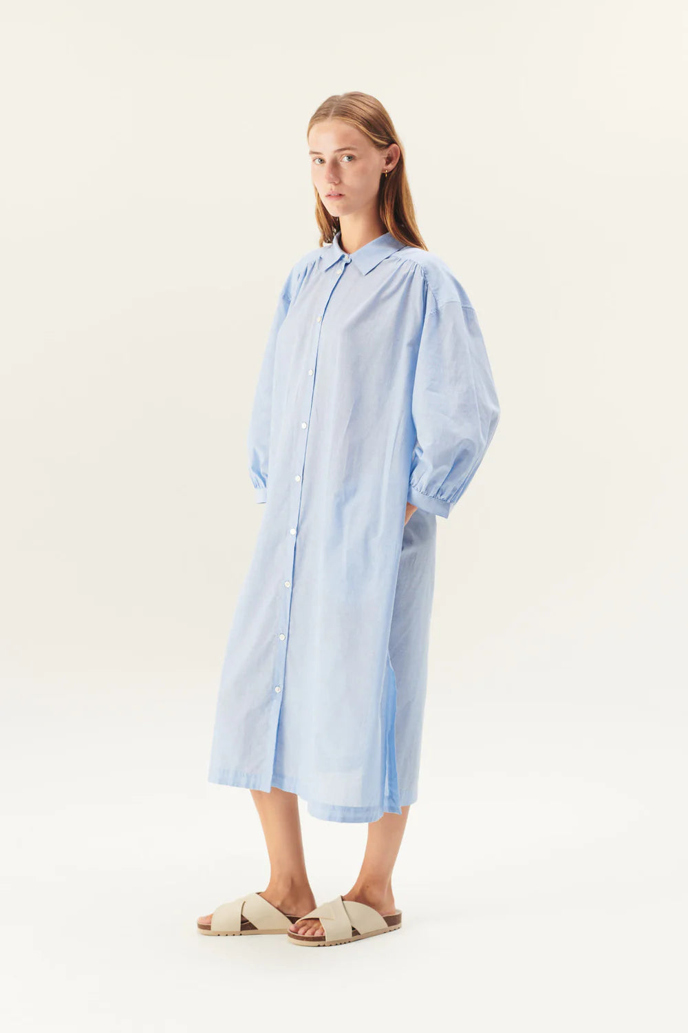 Skjortekjole - Douku Cotton Voile