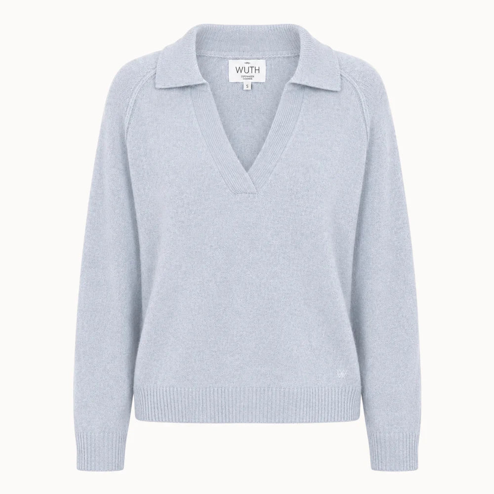Fiona Polo Pullover - Nordic Blue