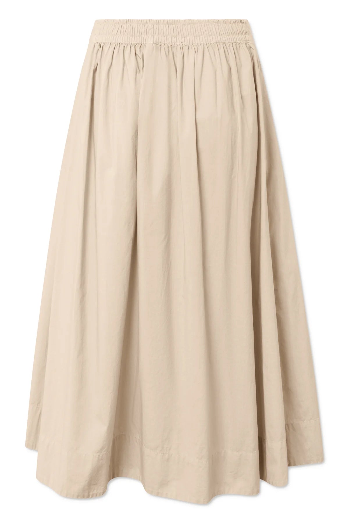 Nederdel - Pippa GARMENT DYED POPLIN - BEIGE