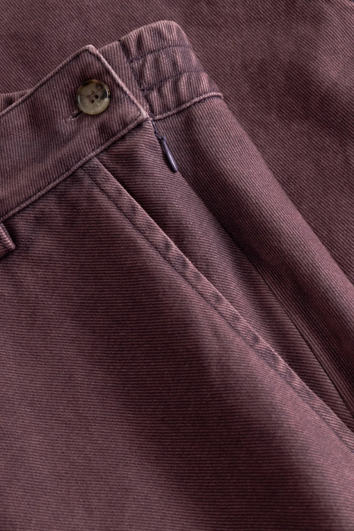 Nederdel - Pyma Faded Twill - Faded mauve