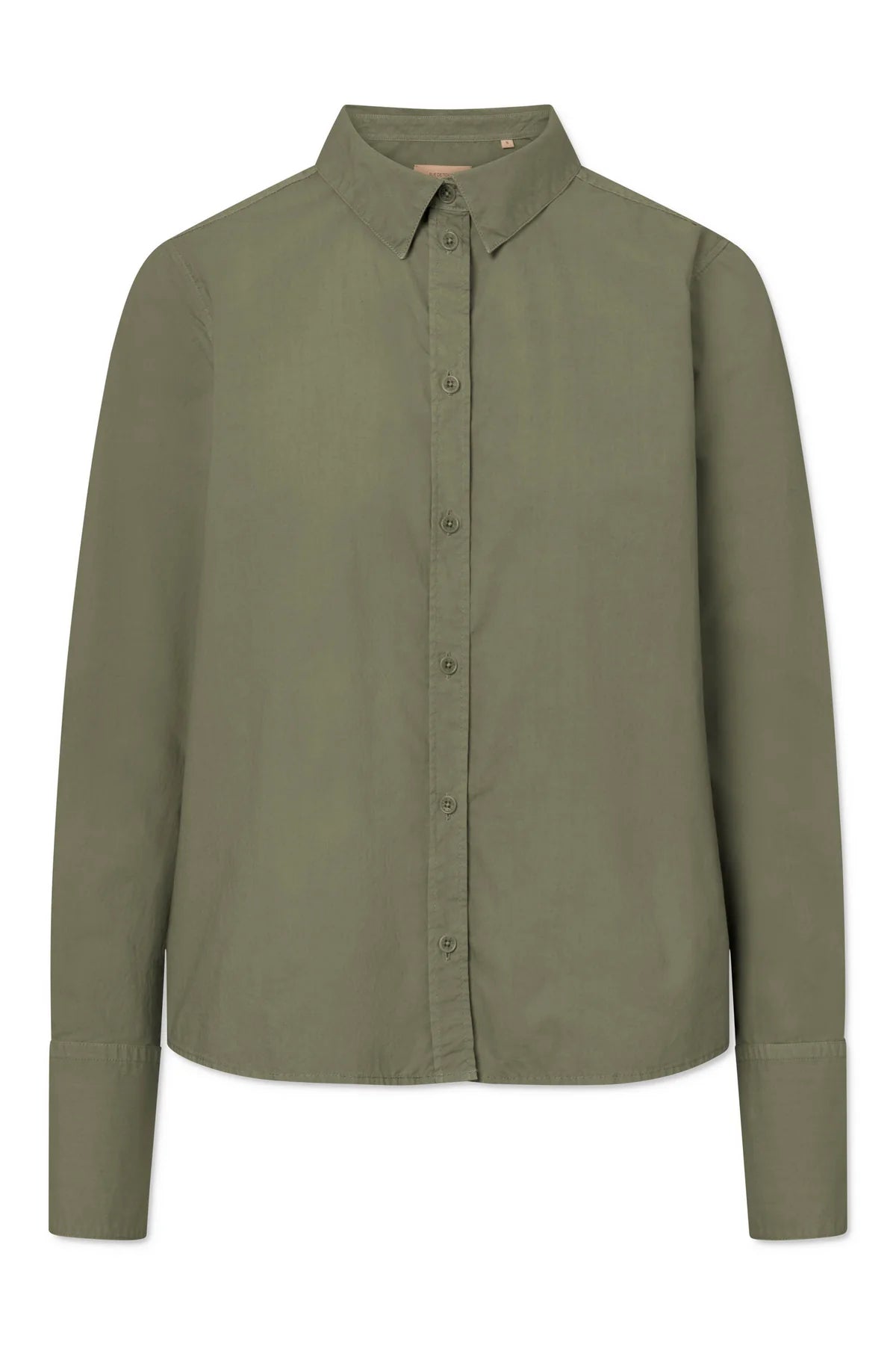 Skjorte Sylina GMTD Poplin - Moss Green