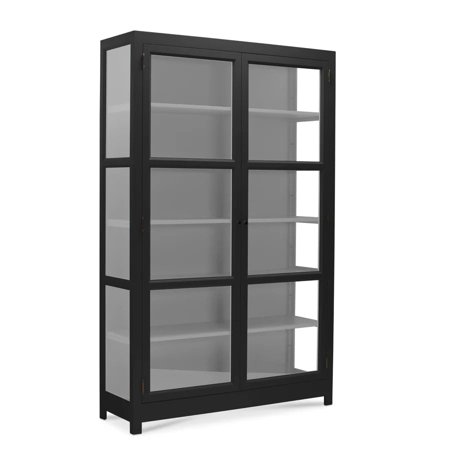 Carlington Edge vitrineskab - Medium/sort