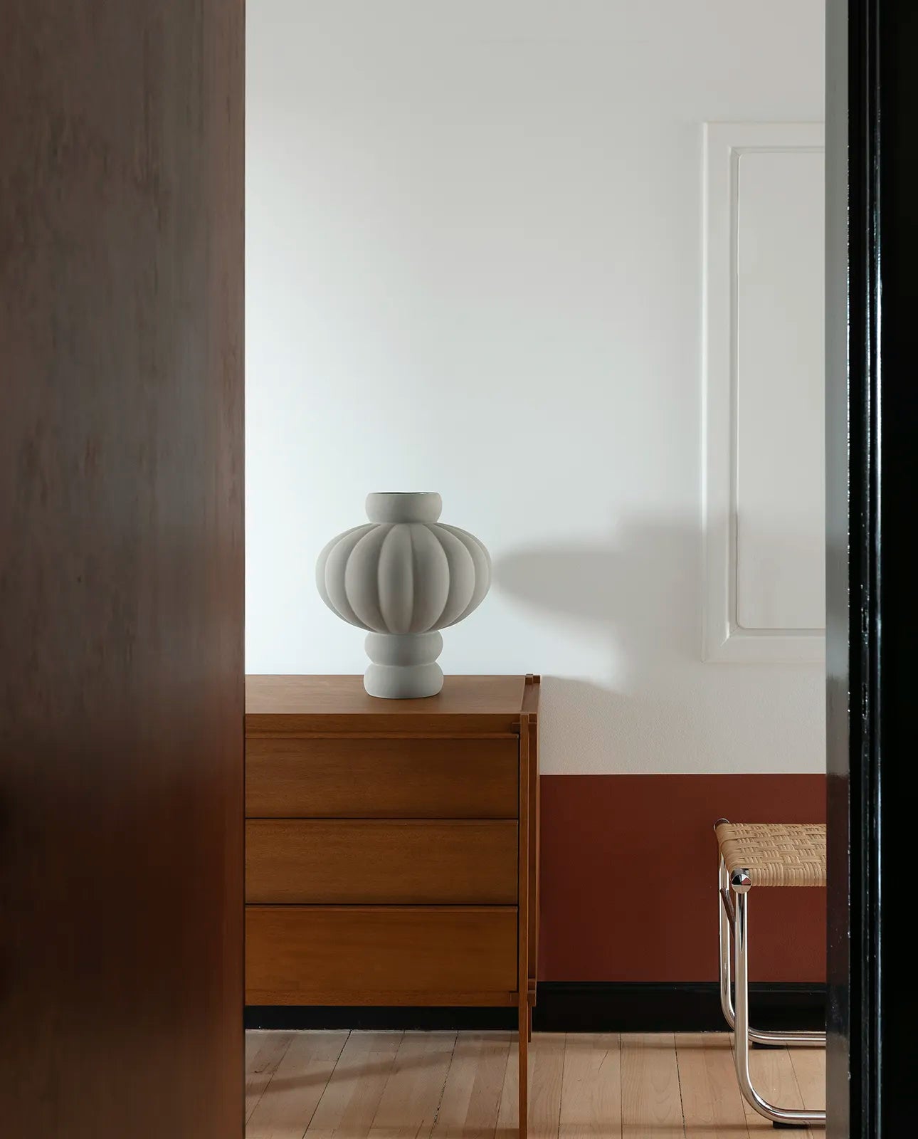 Balloon Vase o3 - Sanded Grey