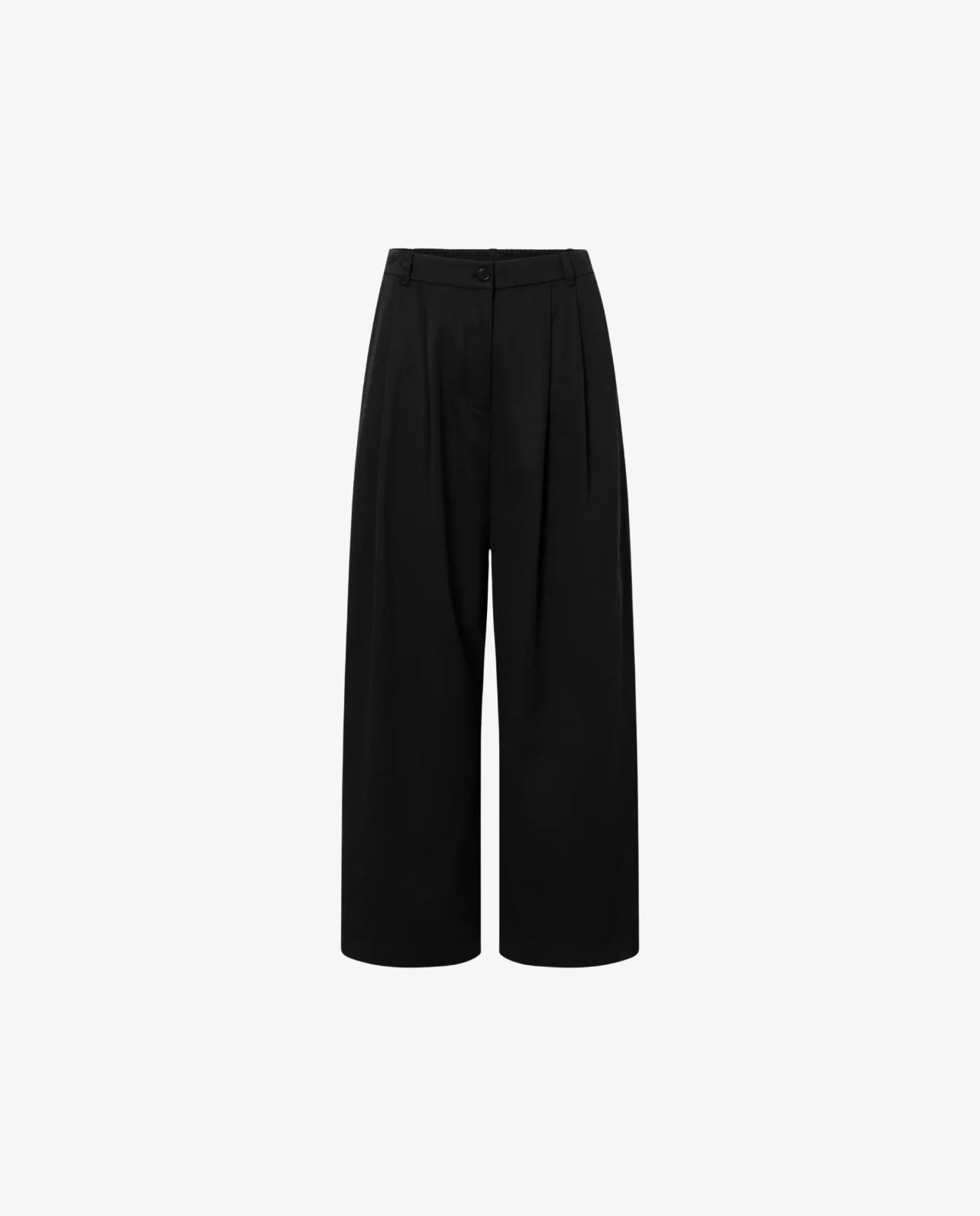 Bukser - Prudie Sandwashed CT Tencel - Black