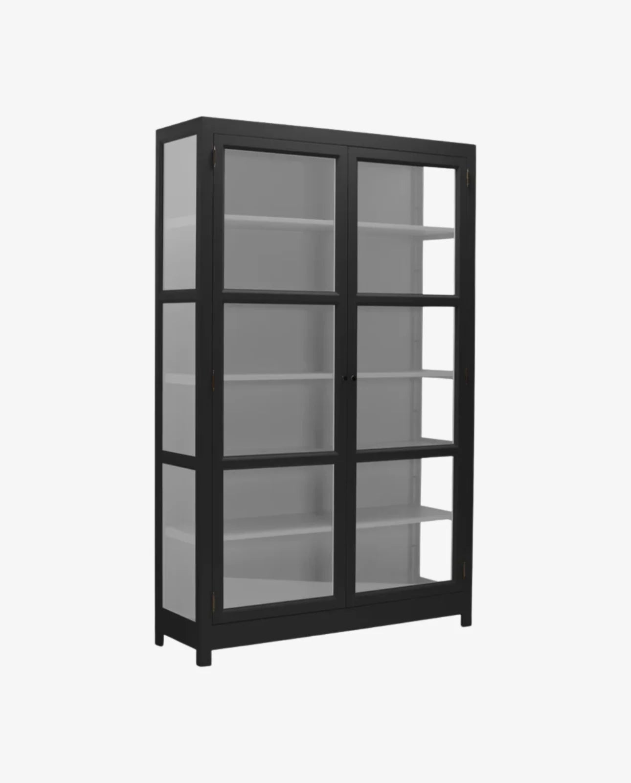 Carlington Edge vitrineskab - Medium/sort