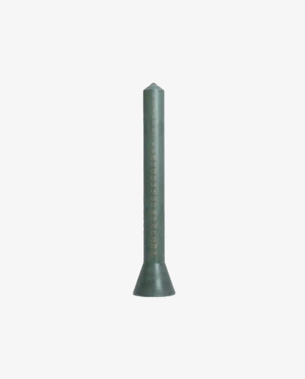 Kalenderlys/Grøn m. guld 36 cm