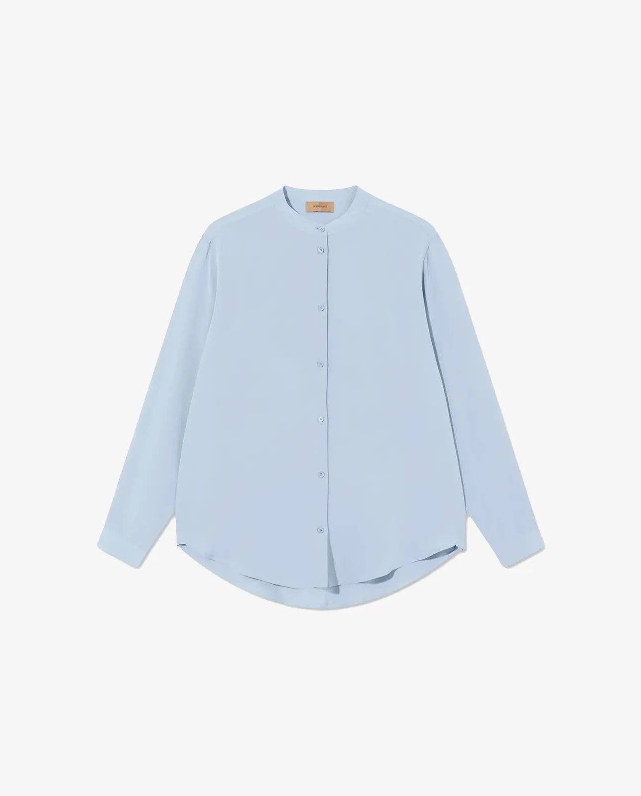 Salma Silk Shirt Light Blue