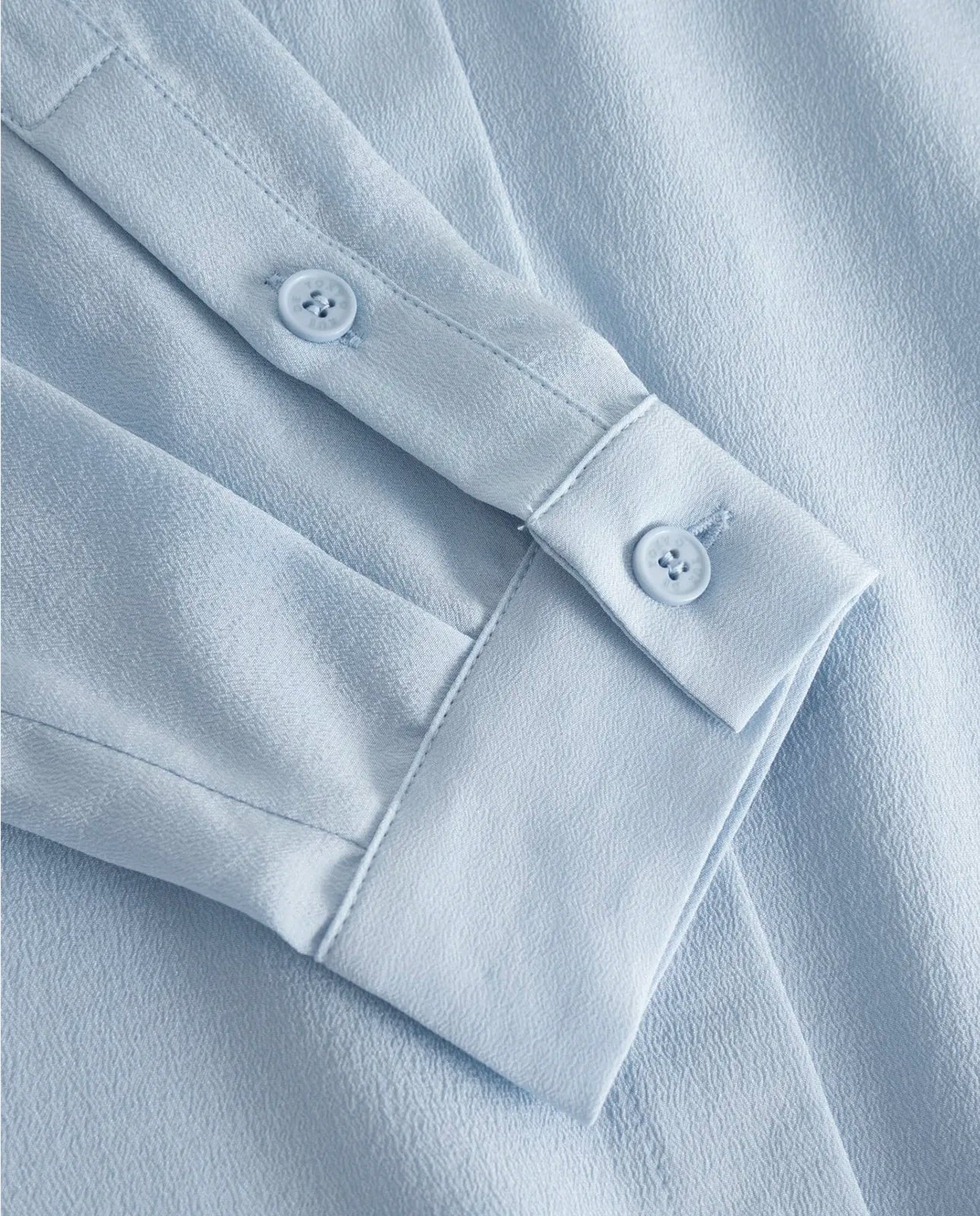 Salma Silk Shirt Light Blue