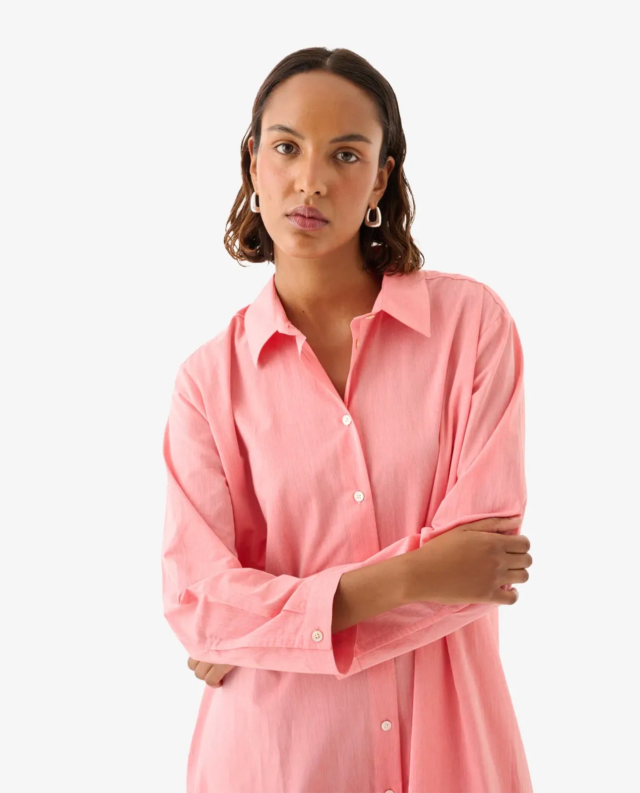 Kjole - Deesa Washed Cotton Stripe