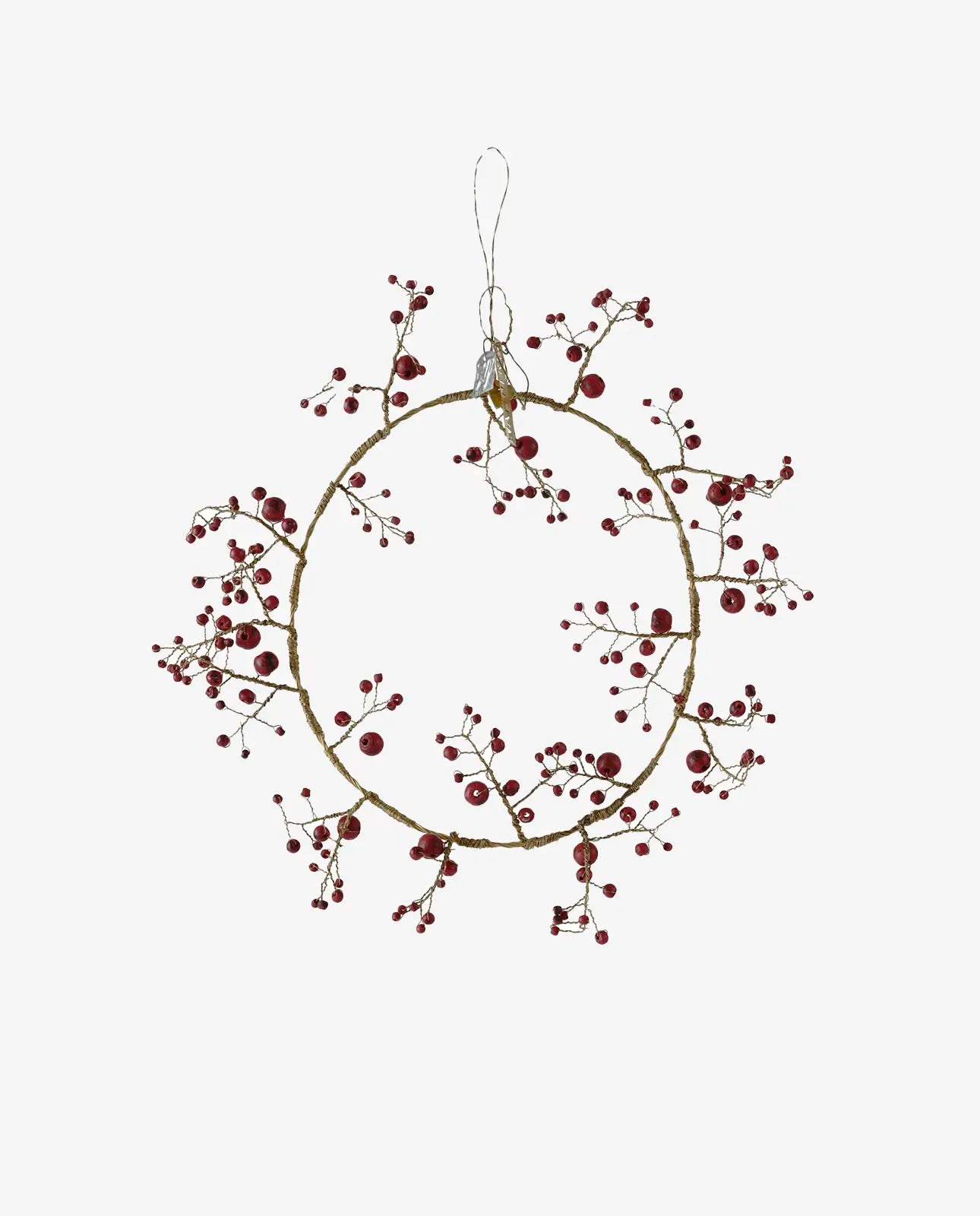 Krans med røde bær