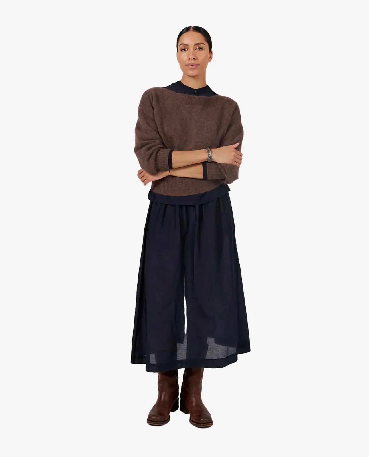 Malou Sweater - Chocolate Mélange