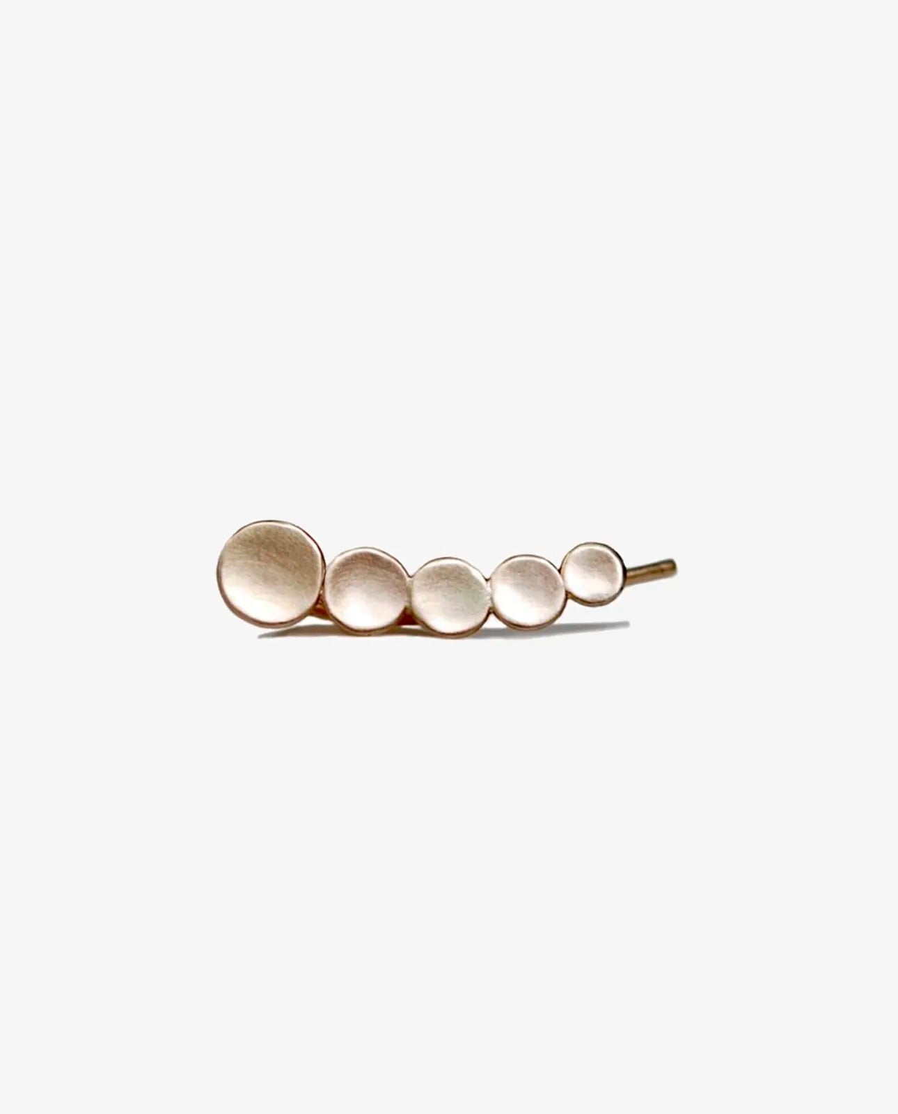 Ørering - Gold disc ear climber