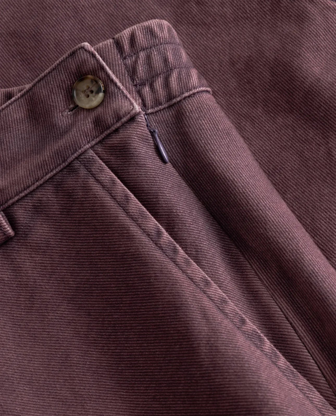 Nederdel - Pyma Faded Twill - Faded mauve