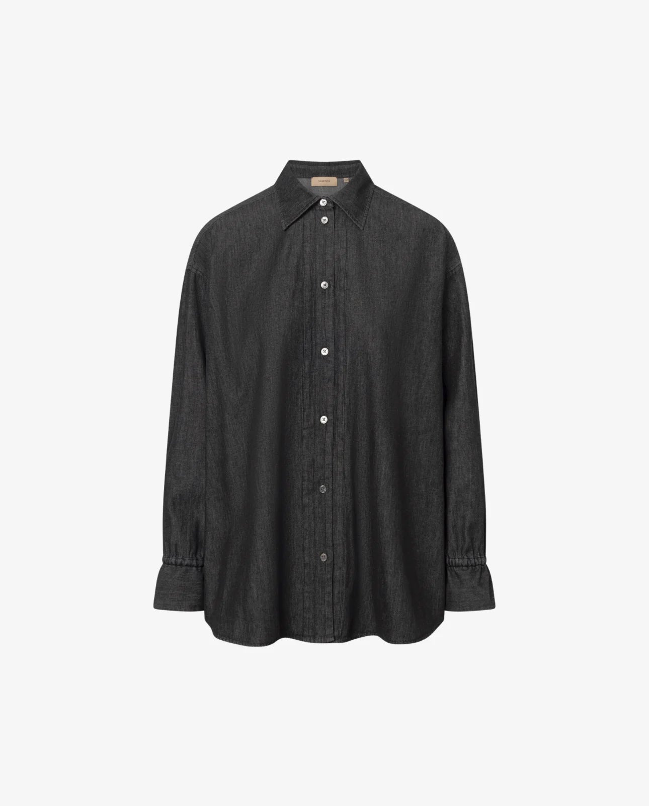 Skjorte - Sigga Light Denim - Washed black denim