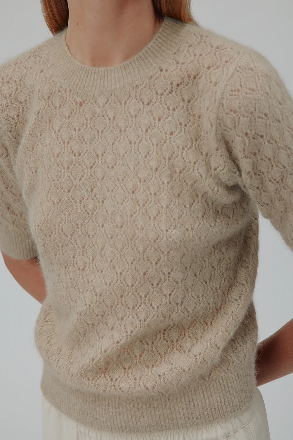 Rocca Deco Sweater - Beige Mélange