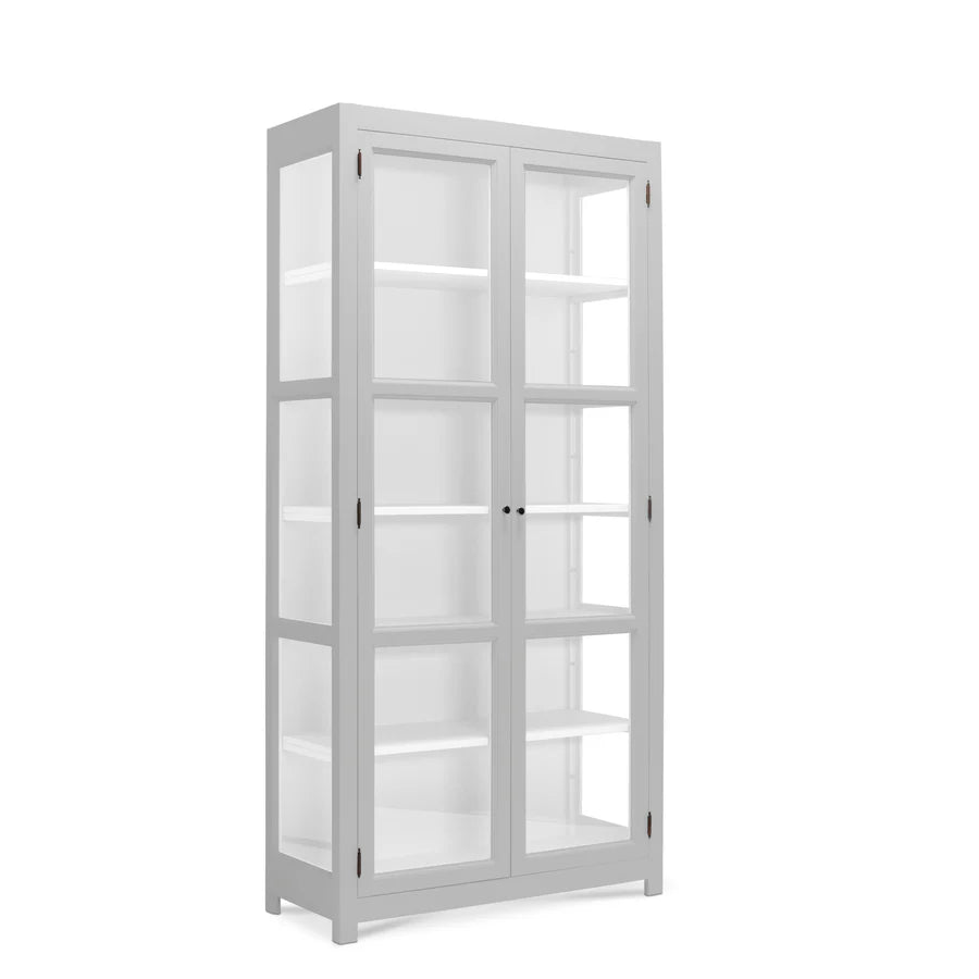 Carlington Edge vitrineskab Small/lysegrå
