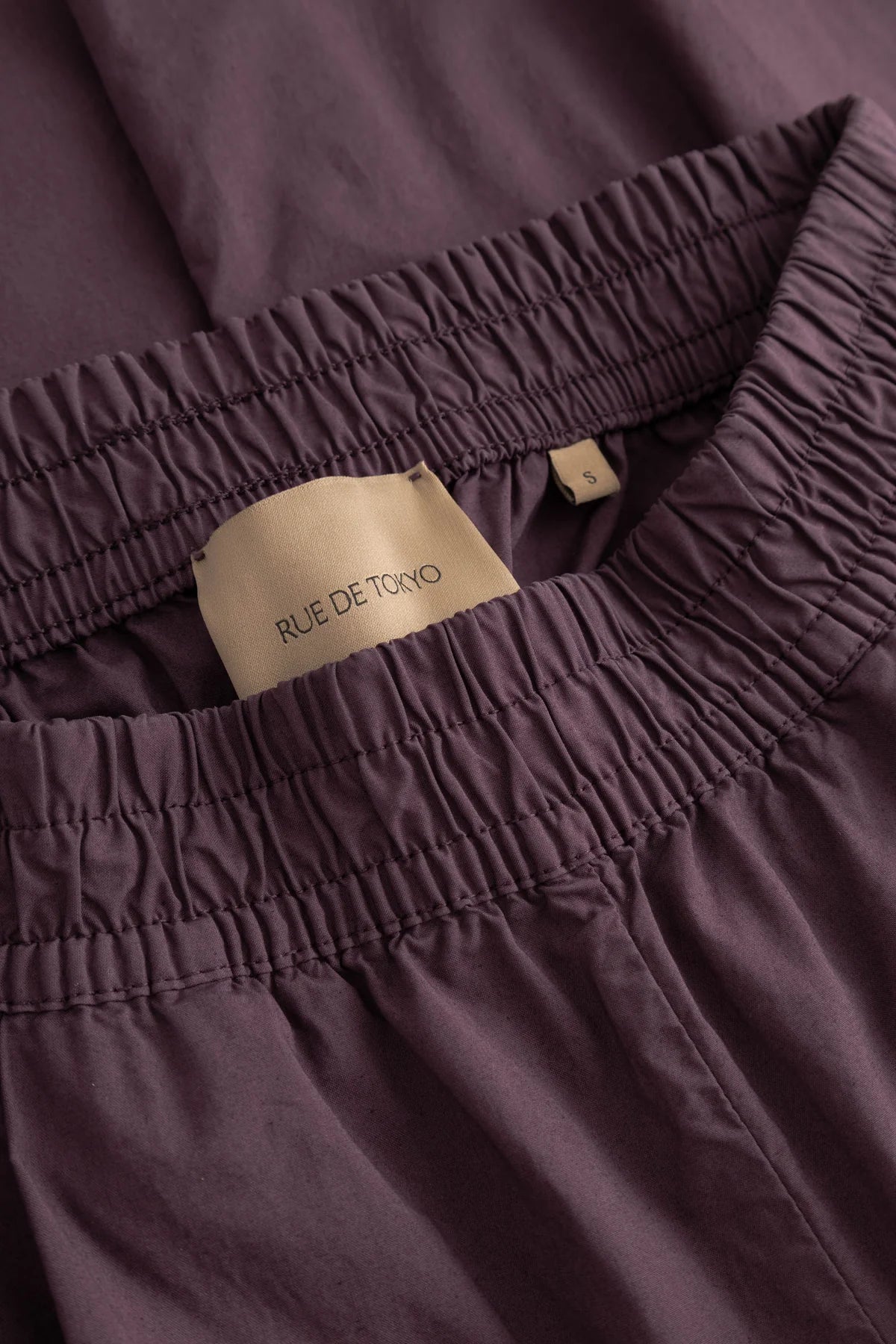 Bukser Pia GMTD Poplin- Plum Purple
