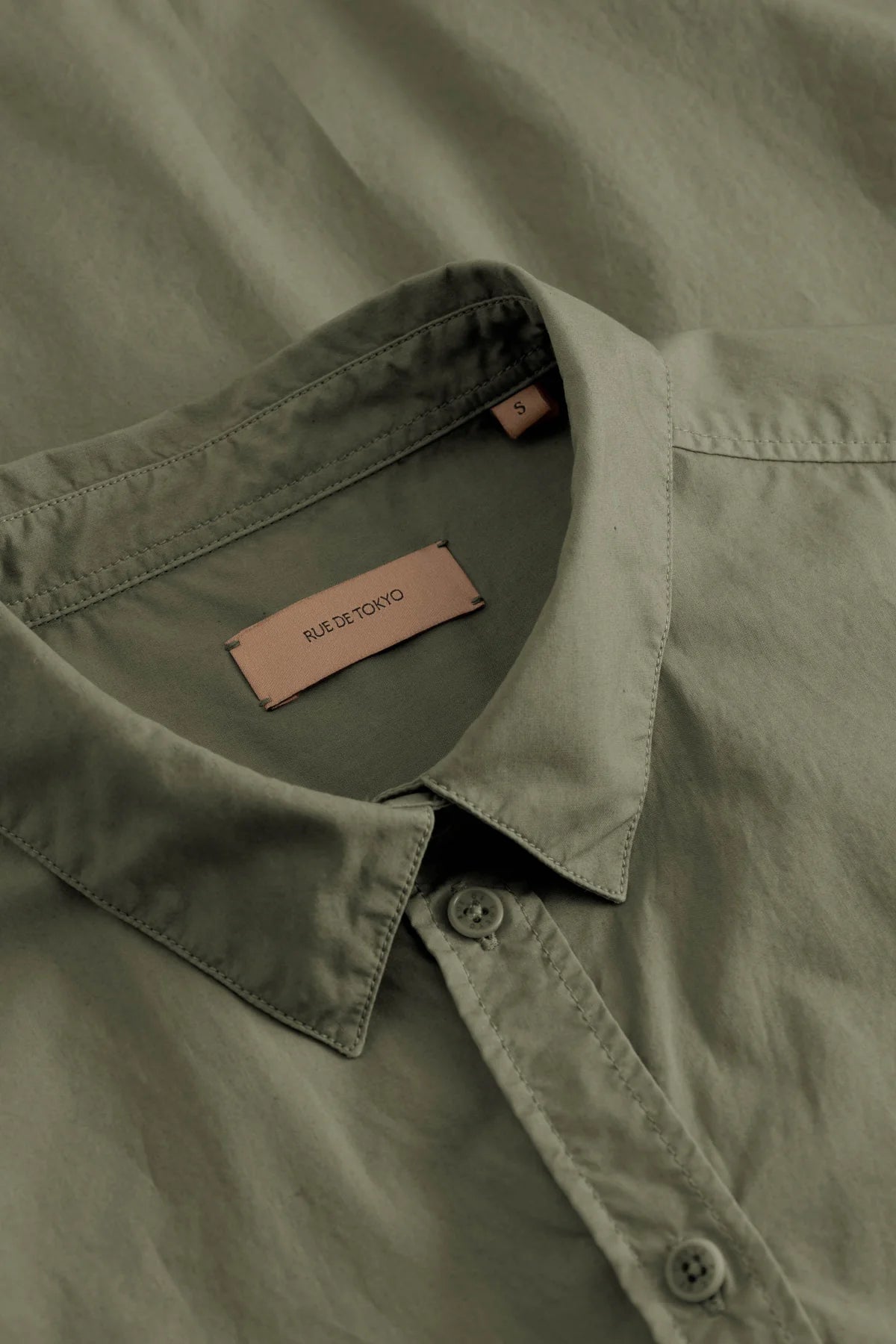 Skjorte Sylina GMTD Poplin - Moss Green