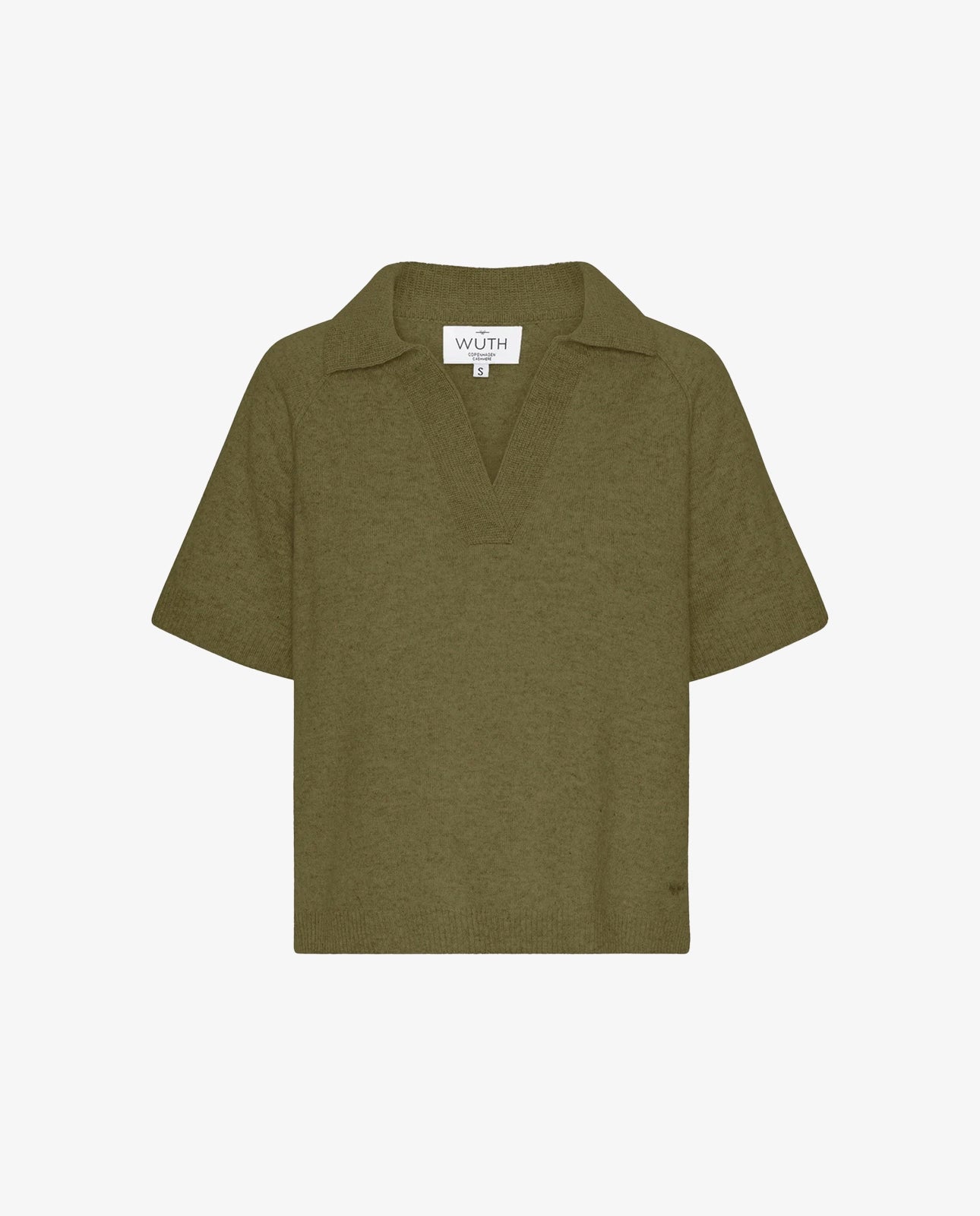 Bella Polo  T-shirt - Moss Green