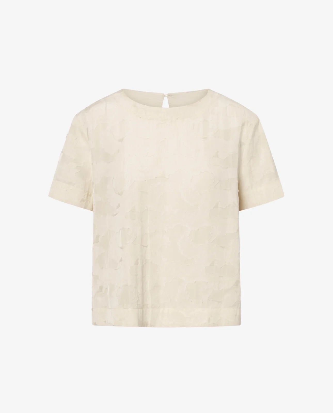 Bluse - Selin Viscose Linen Cream