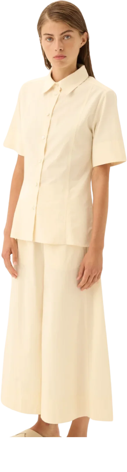 Bukser - Parmida Modal Poplin Cream