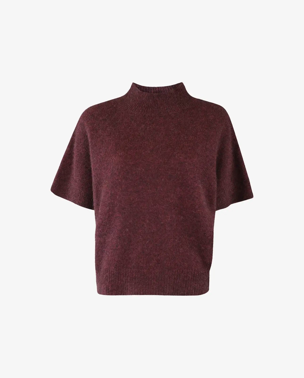 DOANNE SWEATER -  Red Wine Melange