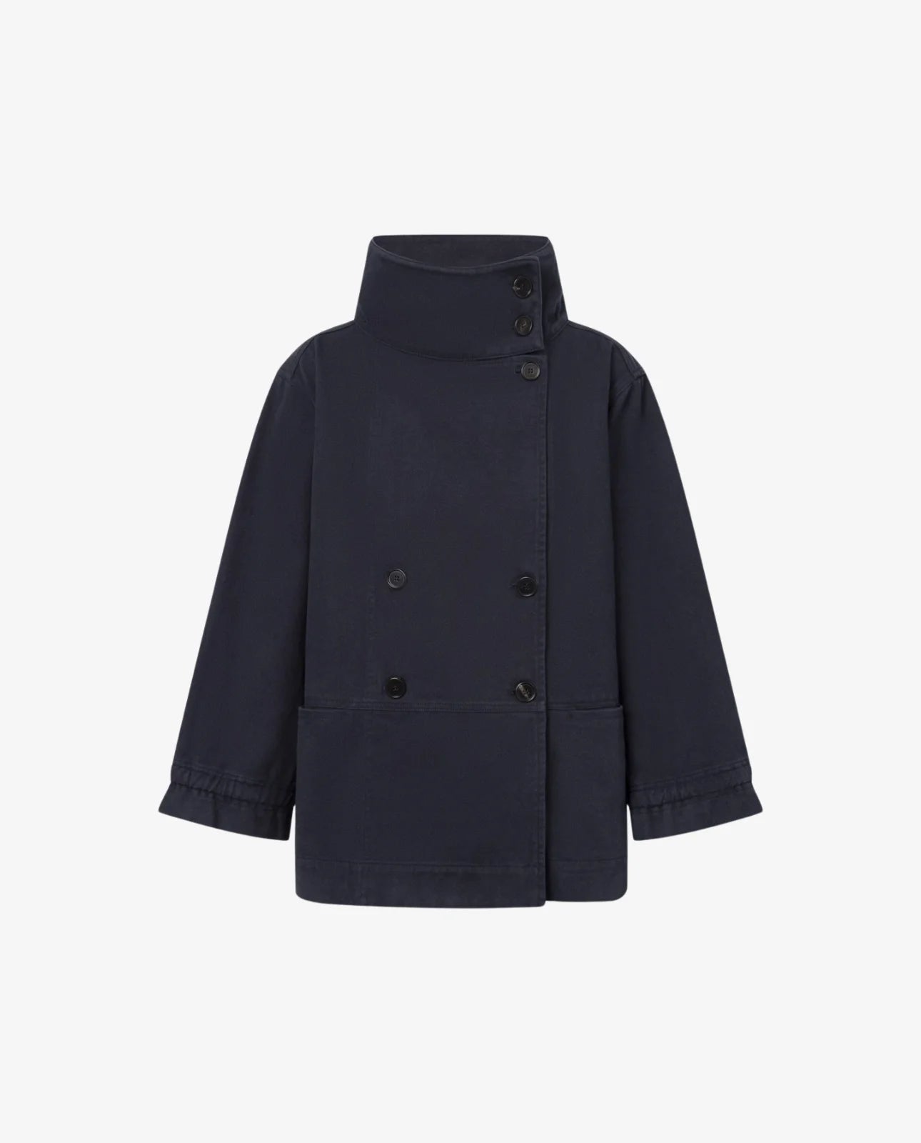 Jakke - Caralyn Faded Twill /dark navy