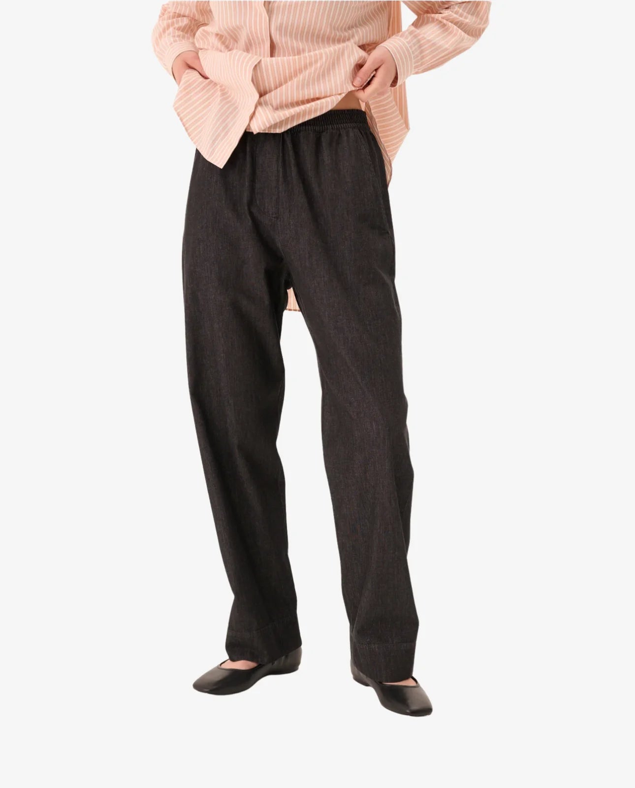 Palla Light Denim - Washed black denim