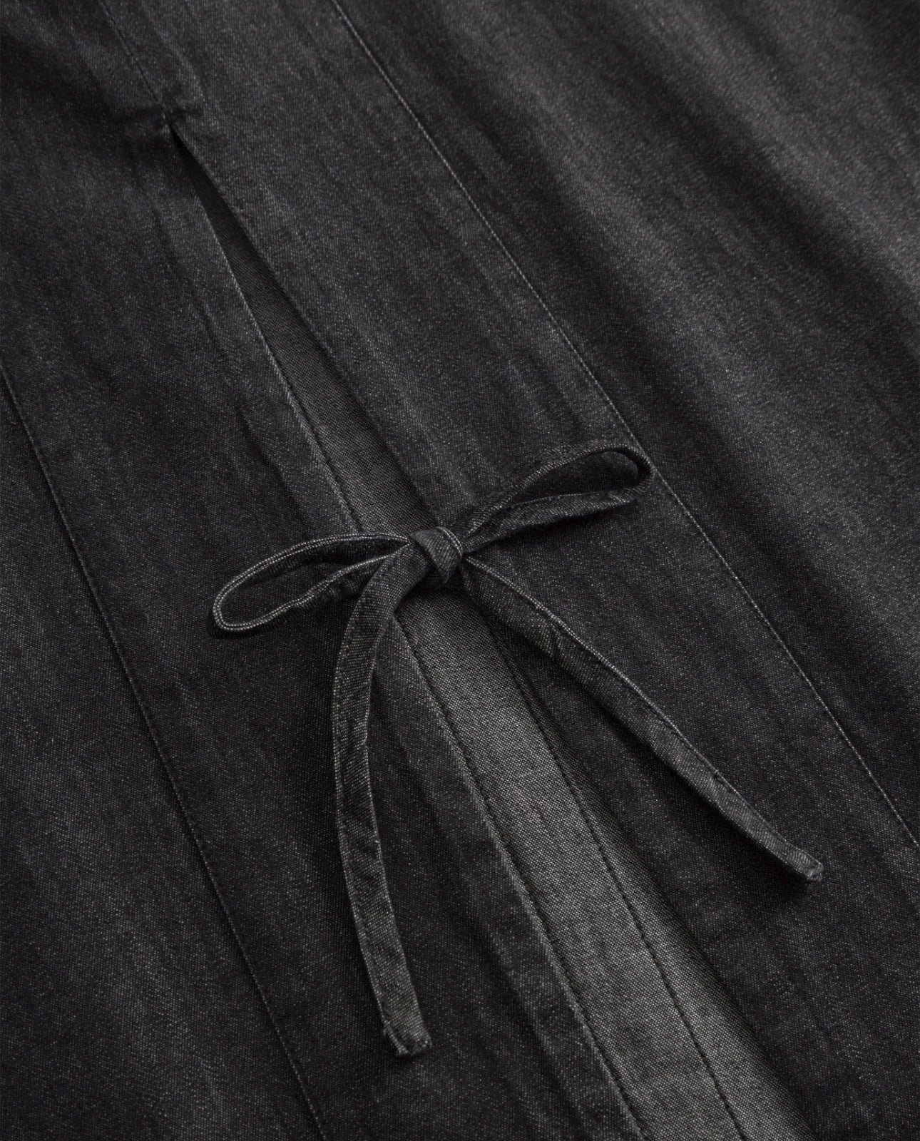 Skjorte - Sigga Light Denim - Washed black denim