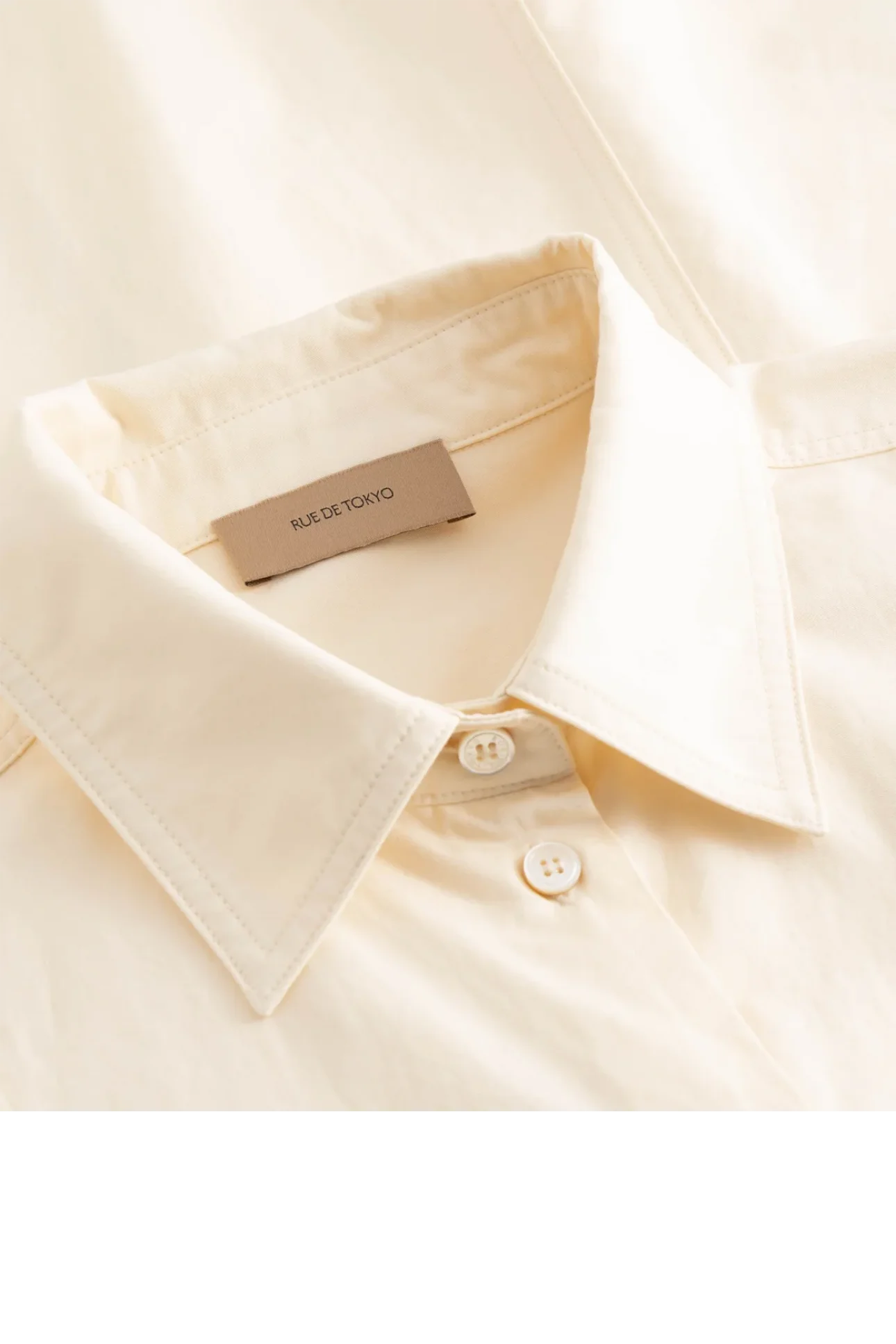 Skjorte - Simona Modal Poplin Cream