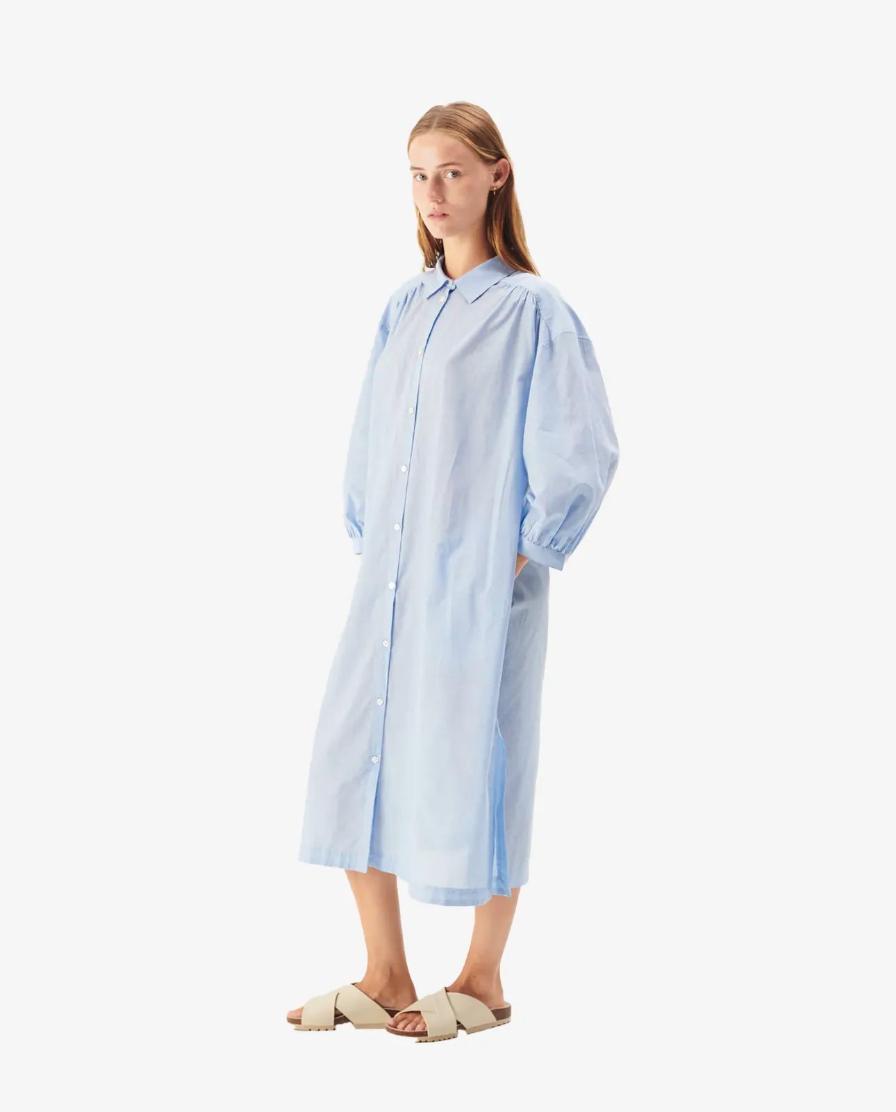 Skjortekjole - Douku Cotton Voile